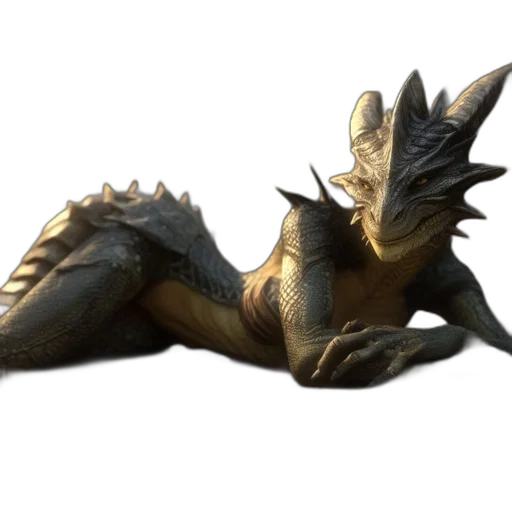 dragon, creature, animal, weapon transparent PNG cut-out
