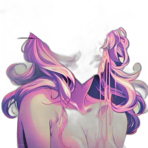 mask, hair, dress, face transparent PNG cut-out