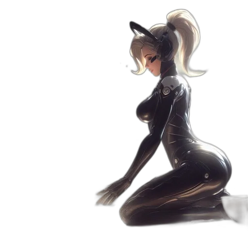 dress, robot, staff, mask transparent PNG cut-out
