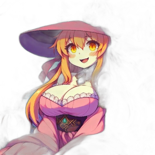 hat, dress, dragon, staff transparent PNG cut-out
