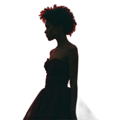 dress, crown, face, hair transparent PNG cut-out