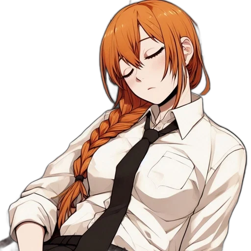 staff, dress, jacket, hair transparent PNG cut-out