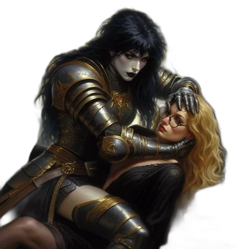 fantasy art, concept art, comic book art, photorealistic transparent PNG cut-out