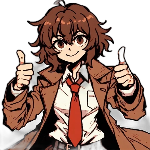 jacket, staff, anime, pixel art transparent PNG cut-out