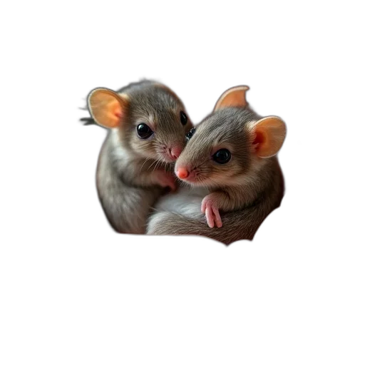 animal, food, photorealistic, 3d render transparent PNG cut-out