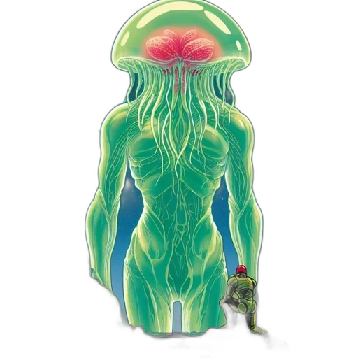 creature, crown, mask, robot transparent PNG cut-out