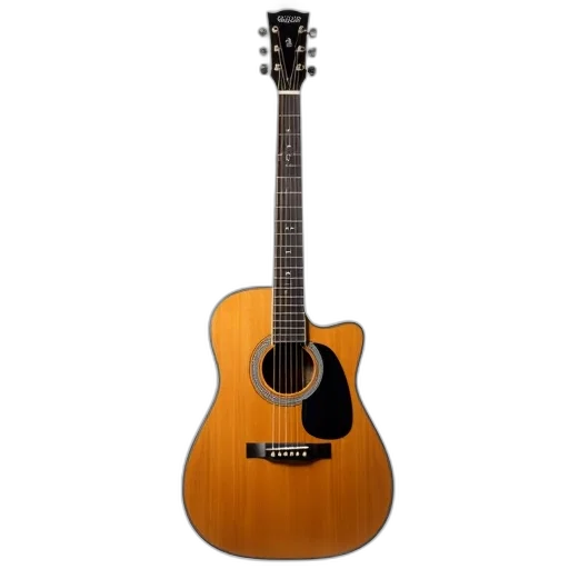 classical, guitar, glossy, finish transparent PNG cut-out