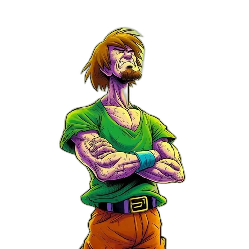 staff, comic book art, concept art, cartoon transparent PNG cut-out