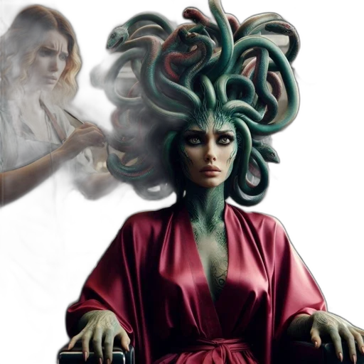 hair, creature, concept art, fantasy art transparent PNG cut-out