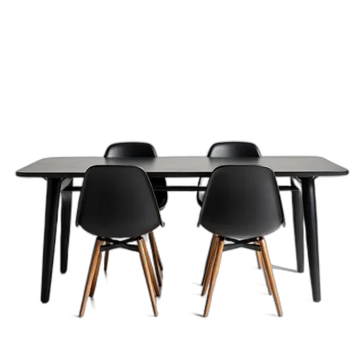 furniture, 3d render, modern, dining transparent PNG cut-out