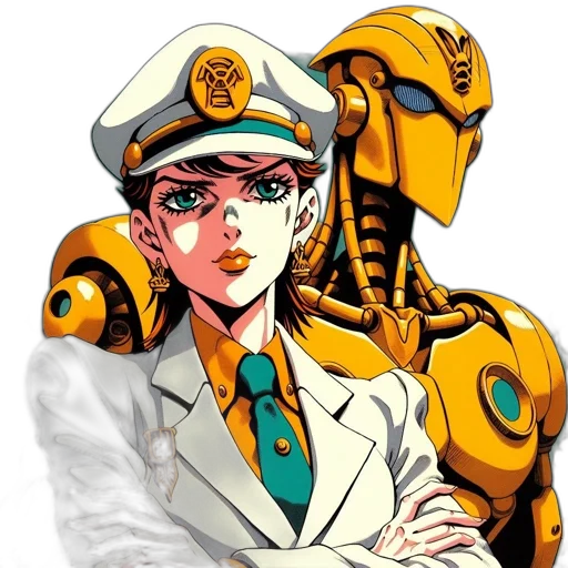 robot, staff, weapon, face transparent PNG cut-out