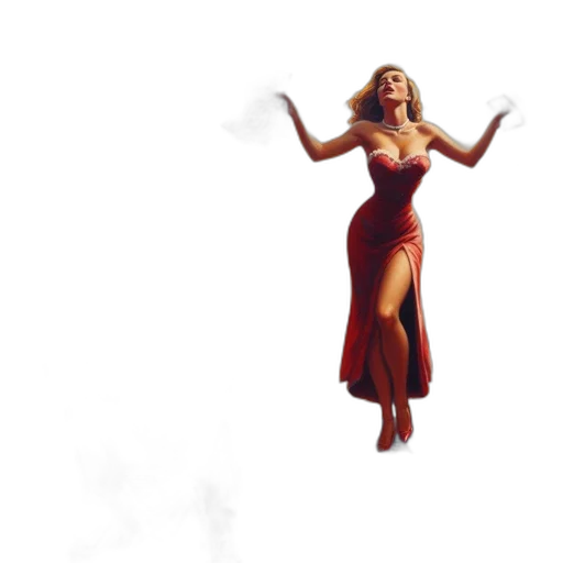 dress, concept art, pixel art, 3d render transparent PNG cut-out