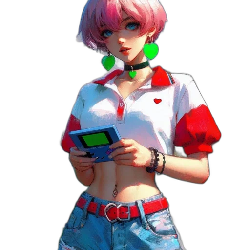 jacket, staff, weapon, robot transparent PNG cut-out