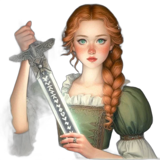 sword, staff, weapon, jewelry transparent PNG cut-out
