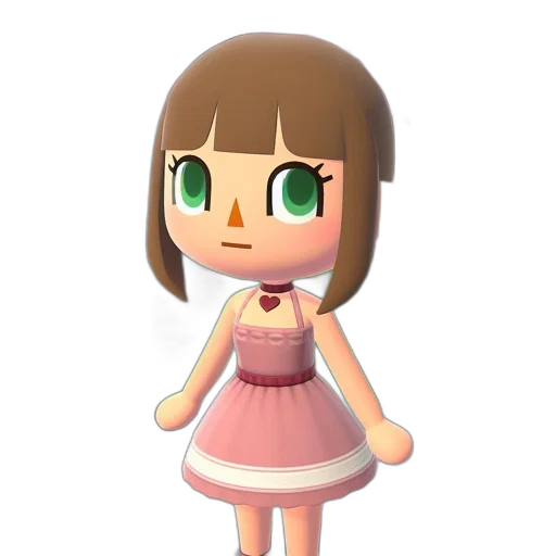 dress, creature, face, staff transparent PNG cut-out