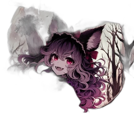 creature, dragon, mask, staff transparent PNG cut-out