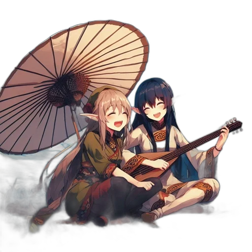 umbrella, weapon, sword, dragon transparent PNG cut-out
