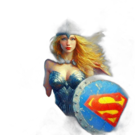 fantasy art, comic book art, concept art, photorealistic transparent PNG cut-out