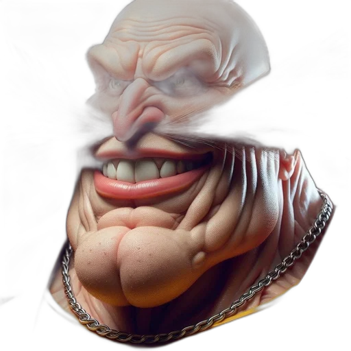 face, mask, creature, crown transparent PNG cut-out