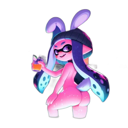 creature, animal, dress, staff transparent PNG cut-out