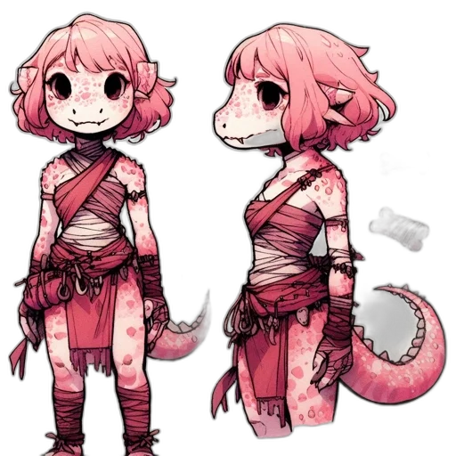 creature, dragon, staff, mask transparent PNG cut-out
