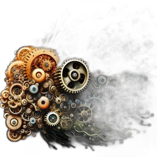hair, jewelry, weapon, robot transparent PNG cut-out