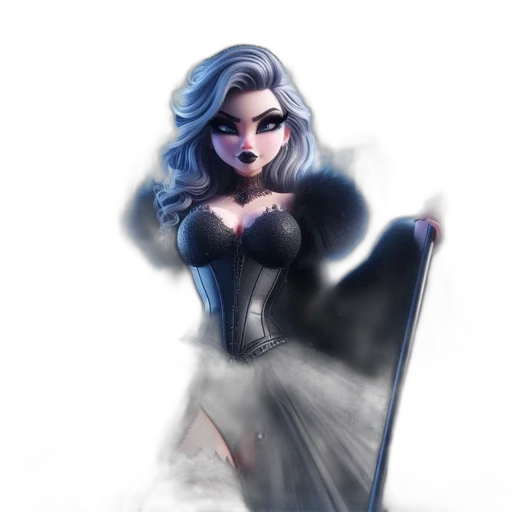 dress, staff, concept art, fantasy art transparent PNG cut-out