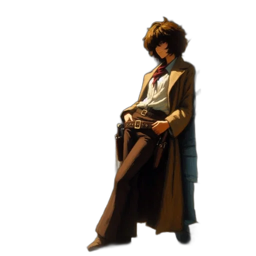 hat, dress, staff, jacket transparent PNG cut-out