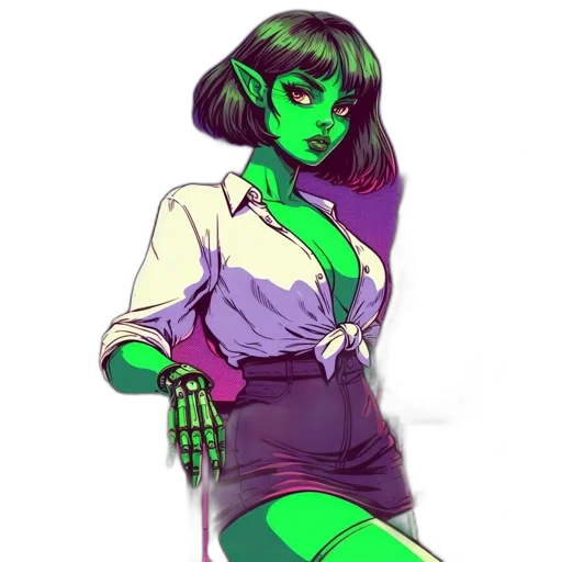 dress, staff, concept art, fantasy art transparent PNG cut-out
