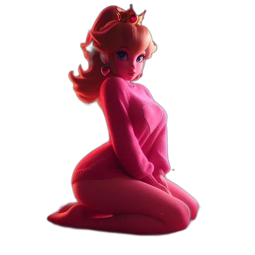 dress, crown, robot, creature transparent PNG cut-out