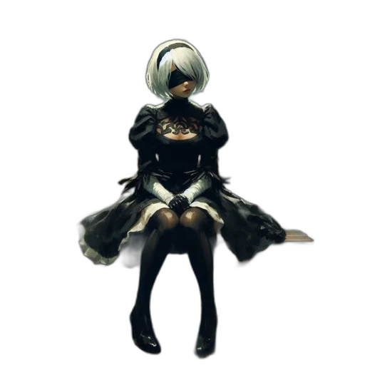 dress, mask, crown, staff transparent PNG cut-out