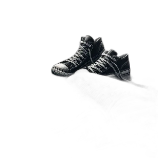 shoes, weapon, crown, 3d render transparent PNG cut-out