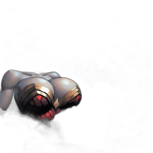 robot, mask, weapon, creature transparent PNG cut-out