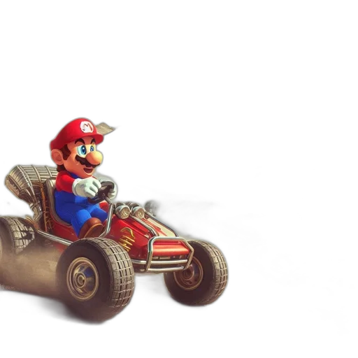 car, weapon, animal, 3d render transparent PNG cut-out