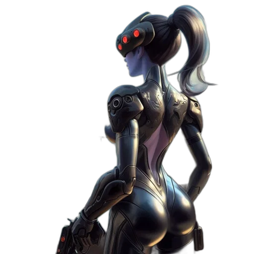 robot, weapon, dress, concept art transparent PNG cut-out
