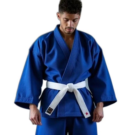 jacket, staff, judo, athlete transparent PNG cut-out
