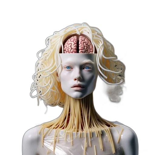 crown, hair, mask, face transparent PNG cut-out