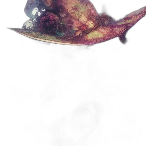 dragon, creature, hat, animal transparent PNG cut-out