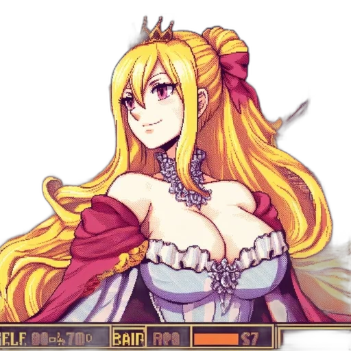 crown, staff, dragon, pixel art transparent PNG cut-out