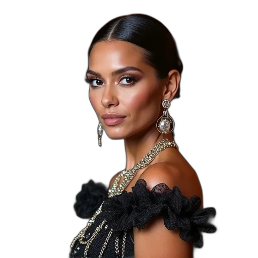 jewelry, crown, dress, face transparent PNG cut-out