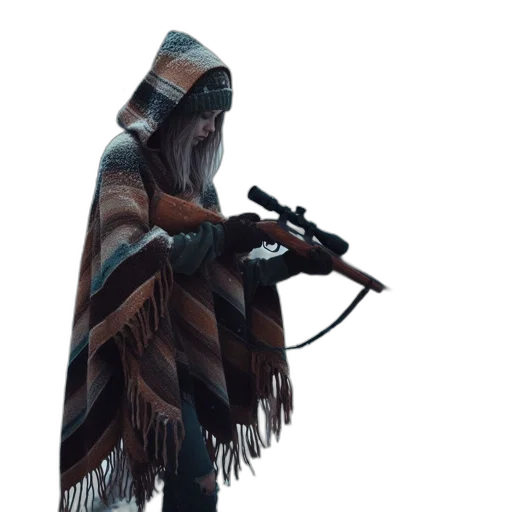 weapon, staff, jacket, sword transparent PNG cut-out