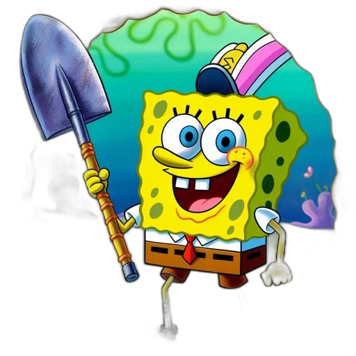 umbrella, hat, staff, weapon transparent PNG cut-out