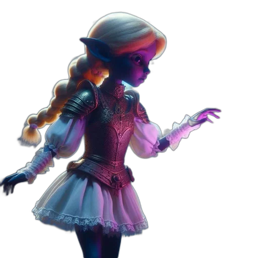 dress, robot, staff, mask transparent PNG cut-out