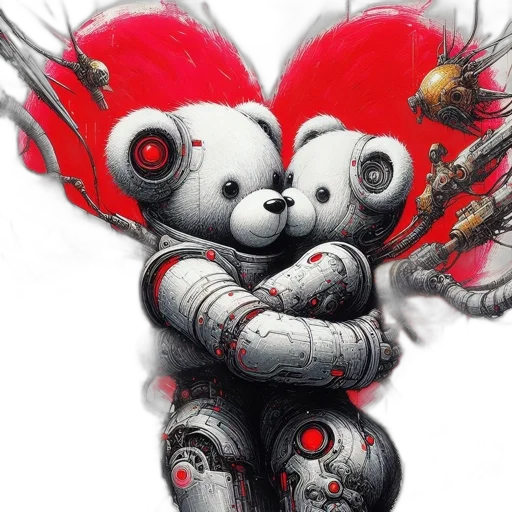 robot, creature, concept art, fantasy art transparent PNG cut-out