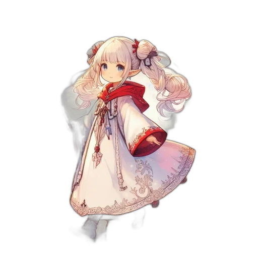 dress, weapon, staff, dragon transparent PNG cut-out