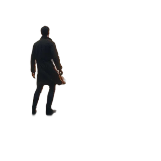 jacket, staff, weapon, umbrella transparent PNG cut-out