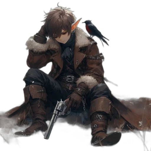 weapon, sword, staff, dragon transparent PNG cut-out