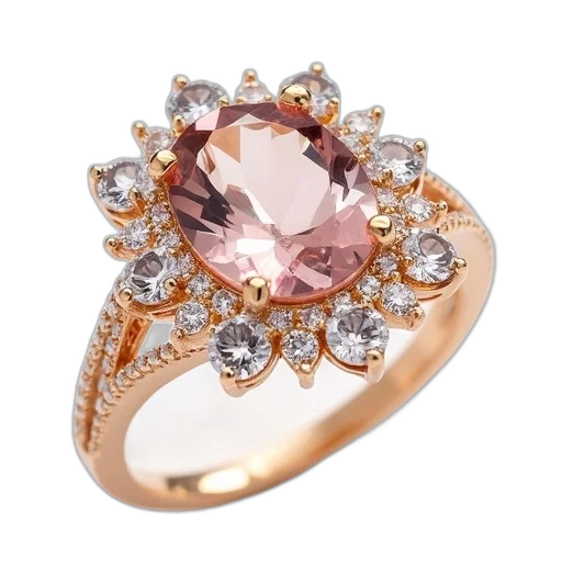 jewelry, crown, csah, morganite transparent PNG cut-out