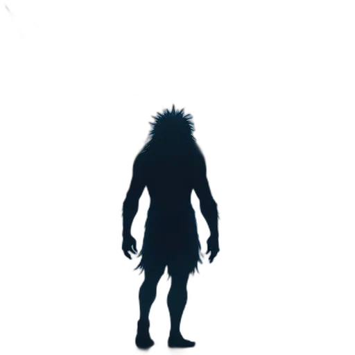 creature, animal, hair, staff transparent PNG cut-out