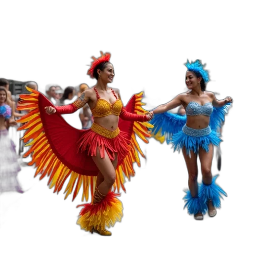 staff, group, people, dancing transparent PNG cut-out